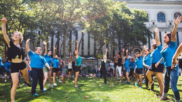 Bryant Park Limon Dance Class