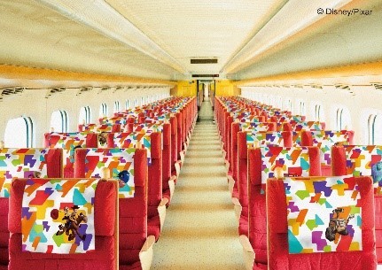 This shinkansen in Kyushu got a Pixar makeover for the 25th