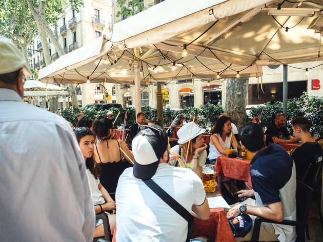 L'ampliació de les terrasses a Barcelona s'allargarà fins al 2021 Foto: Shutterstock