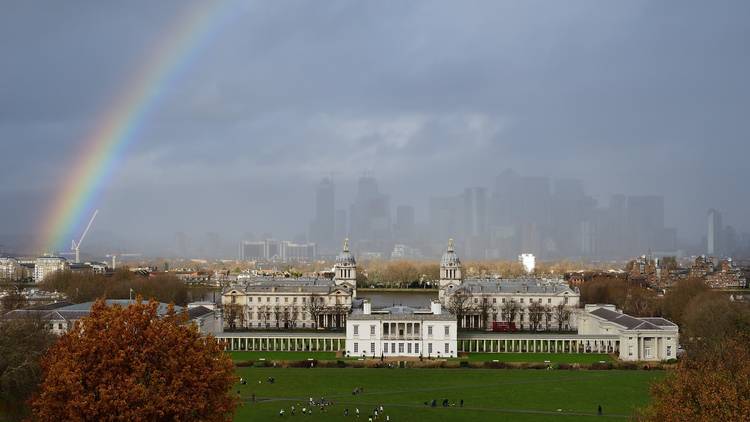 greenwich london rainbow