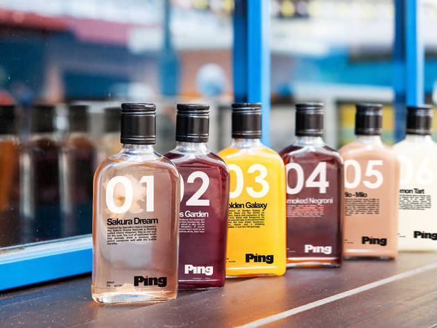 Ping bottled cocktailS Ping bottled cocktailS