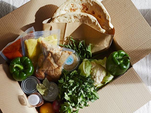 lunch box kit de comida del huerto
