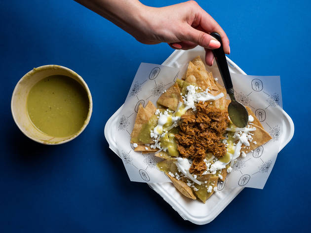 la cura chlaquiles de salsa verde