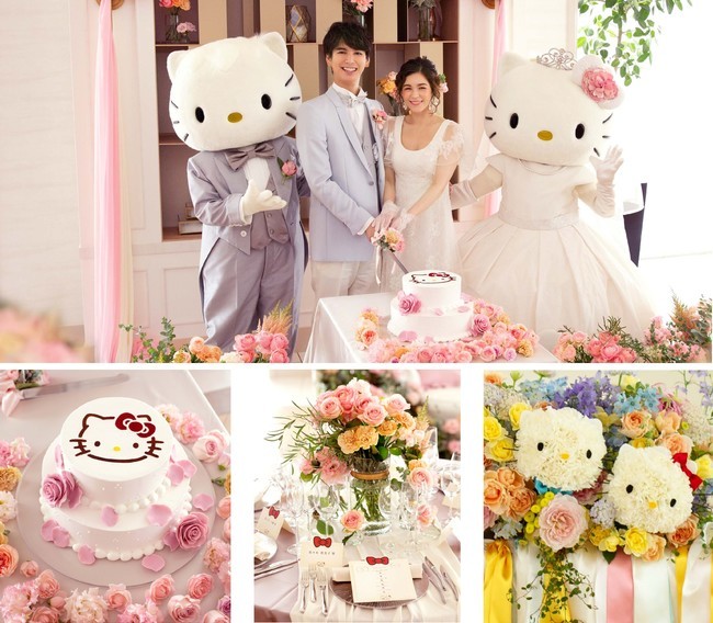 hello kitty wedding dress