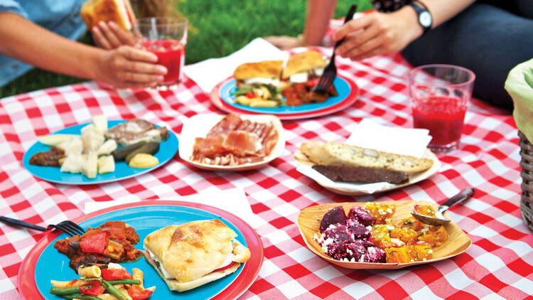 Picnic in a park