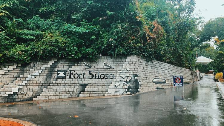 Browse through World War II memorabilia at Fort Siloso