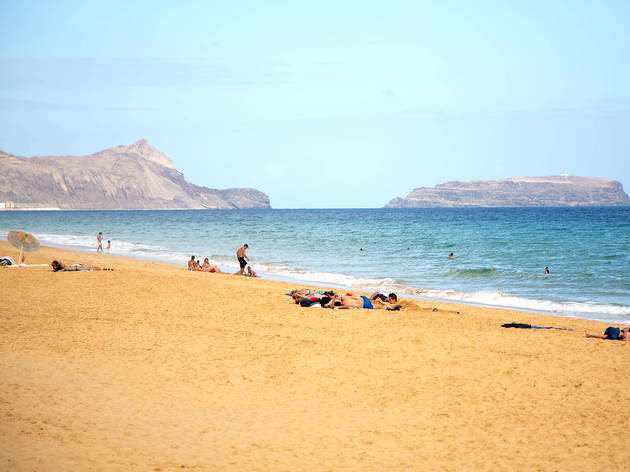 Porto Santo Praia, Areia, Mar, Porto Santo, Madeira