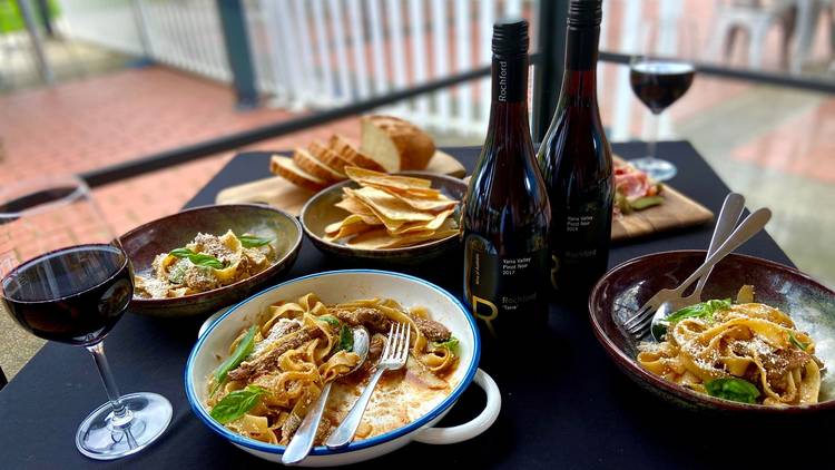 Pinot and pasta cook-a-long