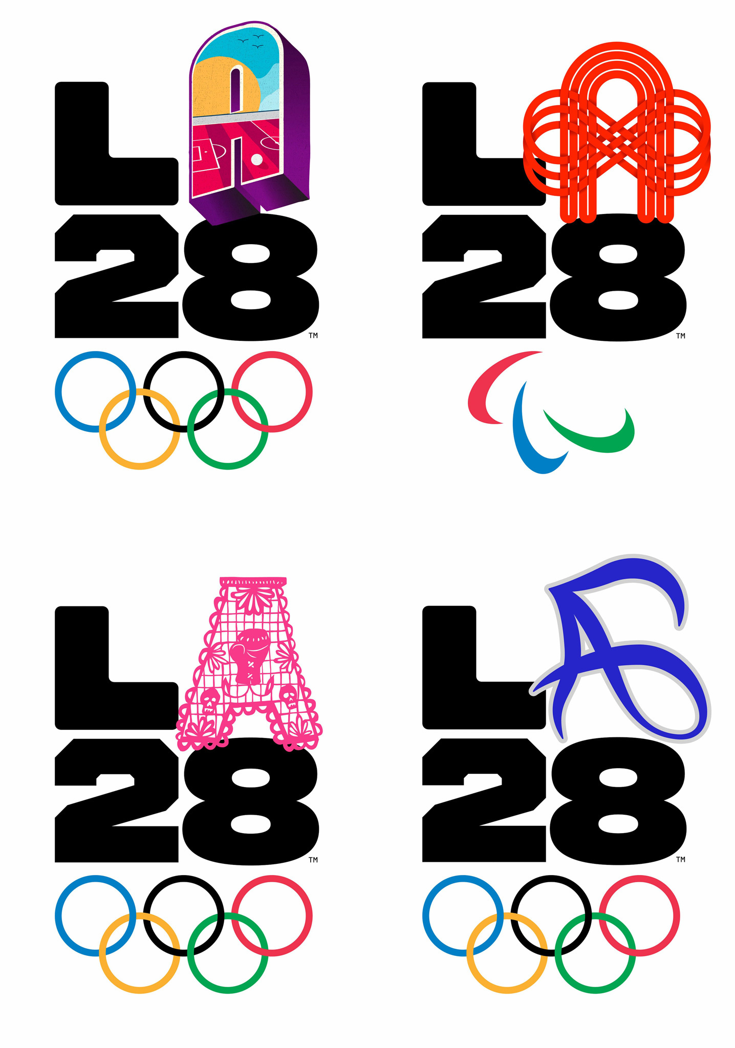 Meet 35 Different Logos For The 2028 Olympic And Paralympic, 50% OFF