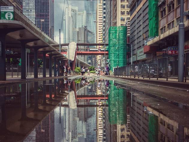 shutterstock sheung wan tram trail sheung wan tram trail