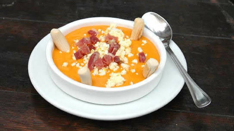 Salmorejo at La Ardosa