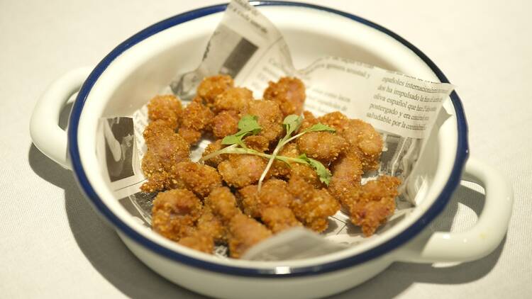 Lamb sweetbread nuggets at Lúa