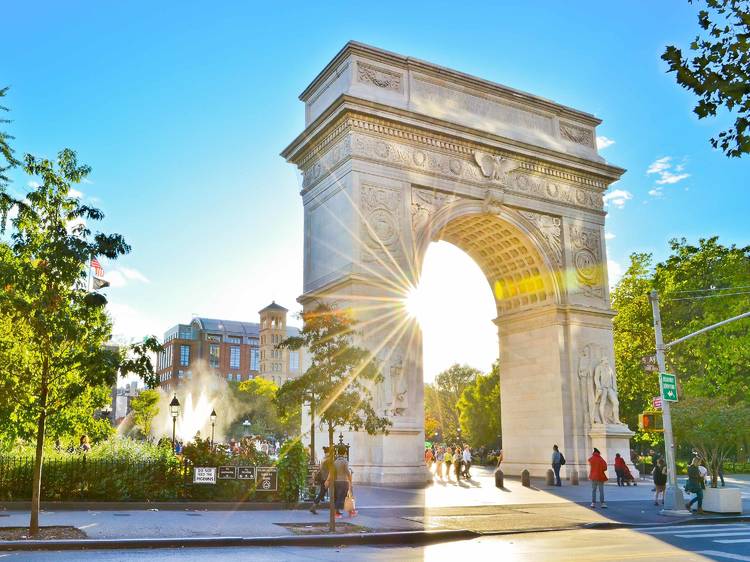 Washington Square Park Fountain