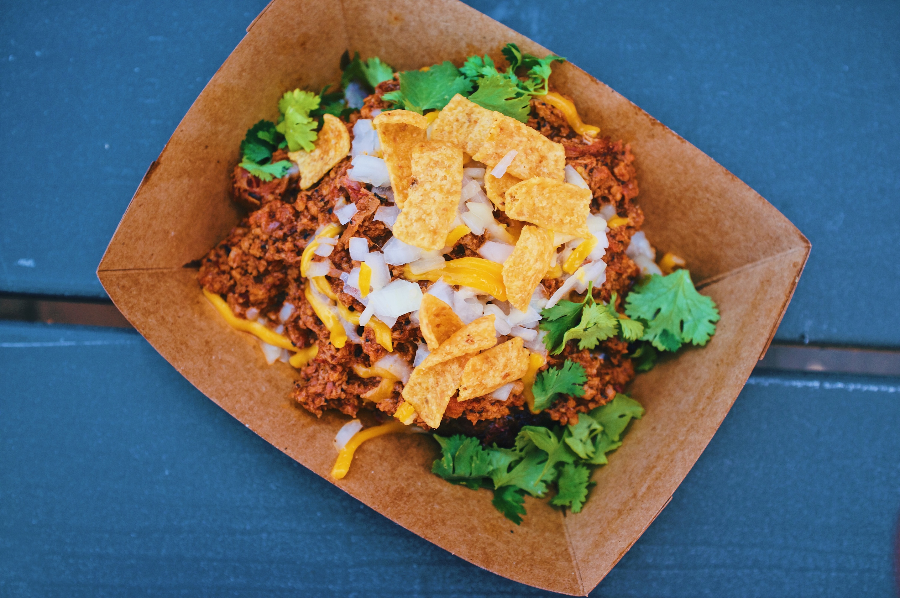 Frito pie at Heritage Barbecue in San Juan Capistrano