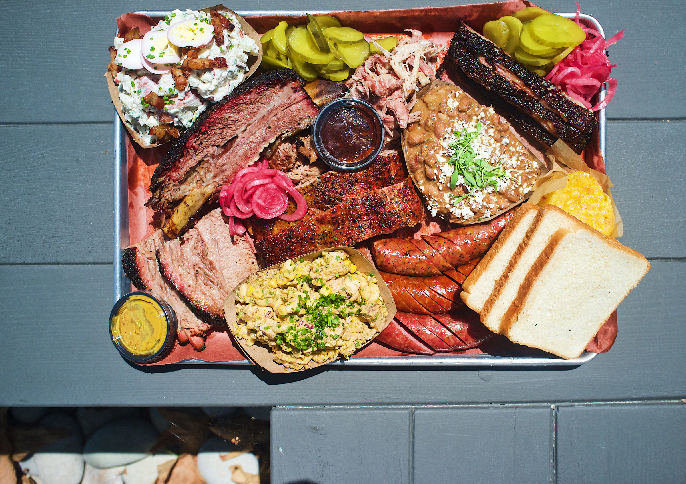 Heritage Barbecue Brings Texas Style Smoked Meats And The Art Of Line   Image 