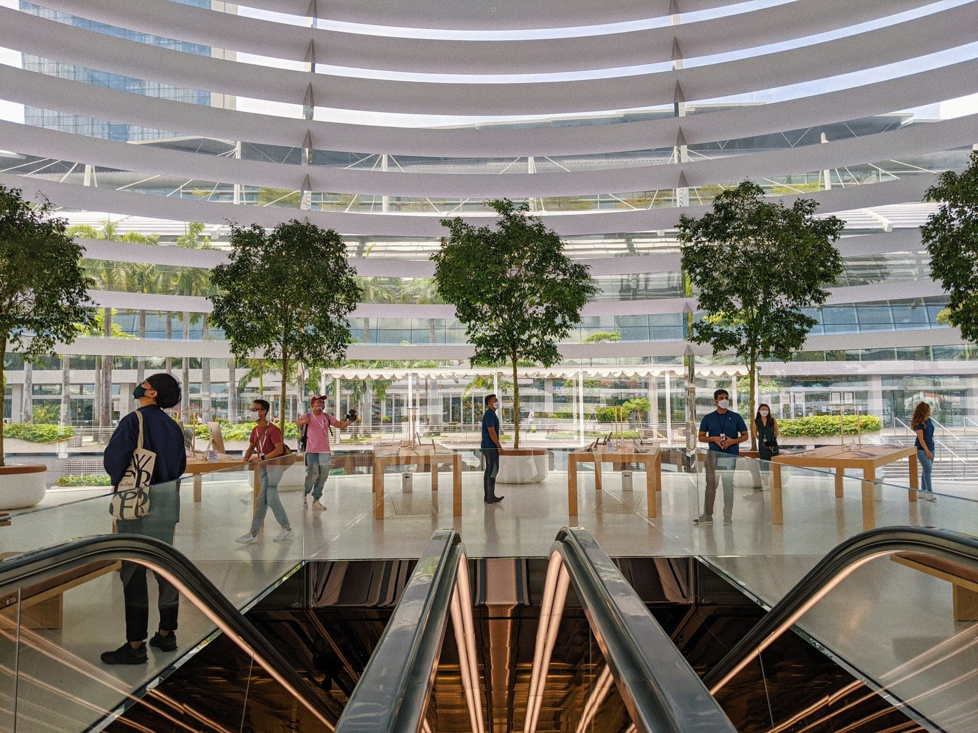 First Apple store in the world that sits on water to open at Marina Bay  Sands soon