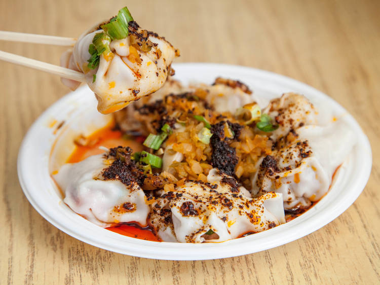 New York, NY: The $10 pork dumplings at White Bear