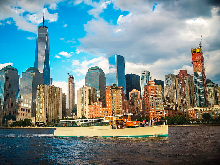 Take a sunset cruise around Manhattan