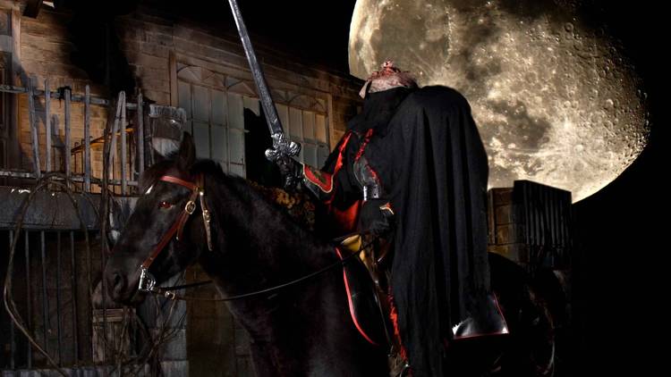 Headless Horseman Hayrides and Haunted Houses