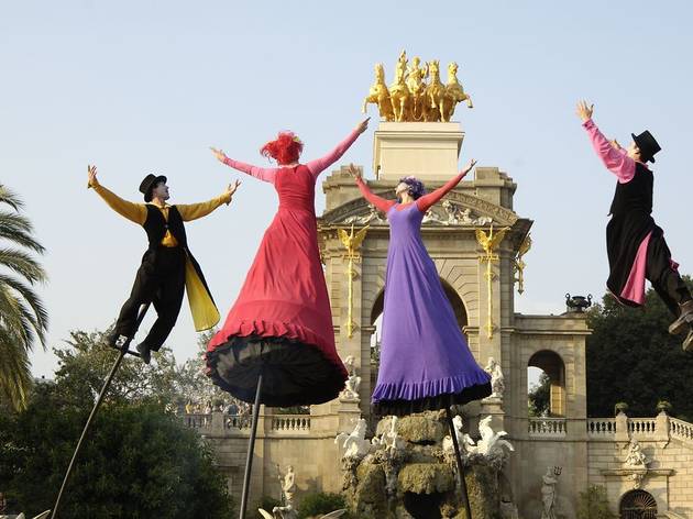 Espectacle de dansa i acrobàcies