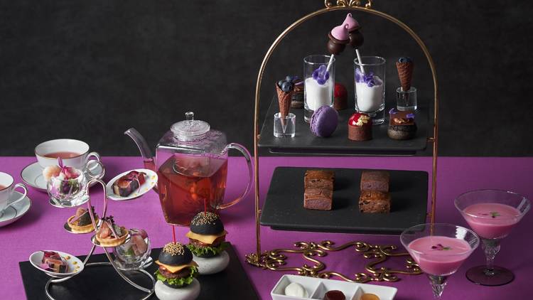 Violet Ocean View Afternoon Tea