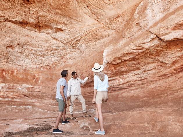 Mutawintji National Park Red Hand Cave, Mutawintji National Park