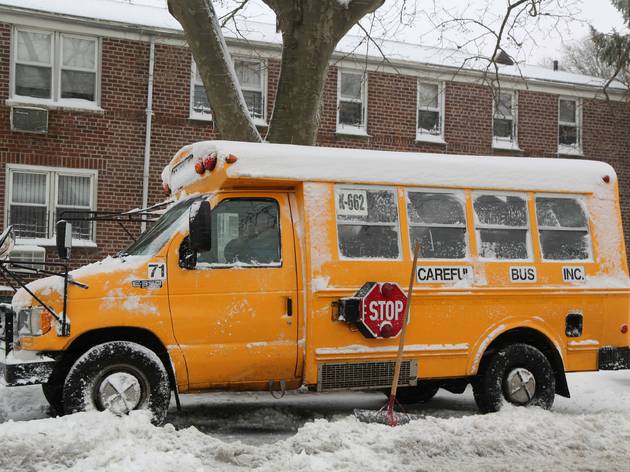 NYC DOE will not have any snow days this academic year school bus snow