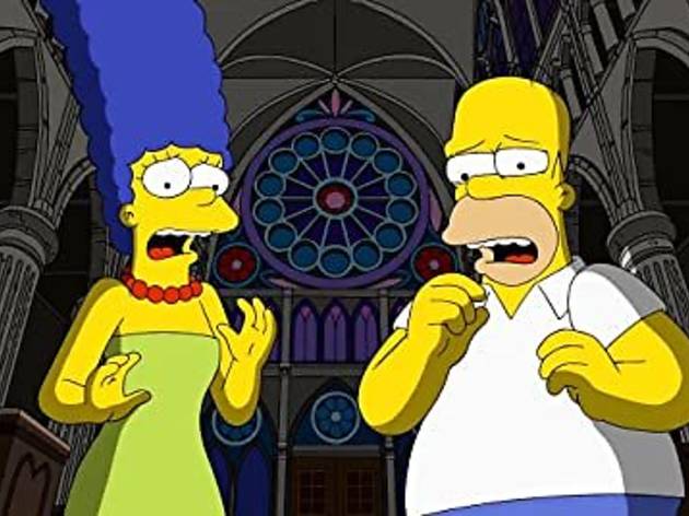 La casita del horror de Los Simpson Imagen de Homero y Marge en capítulo de La casita del horror