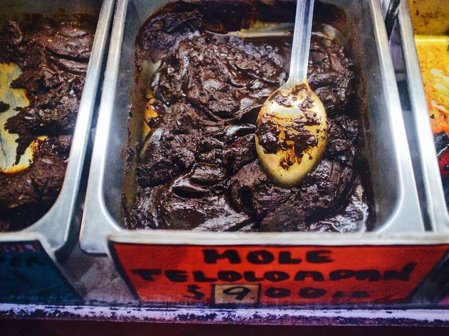 Mole from Chiles Secos in Grand Central Market