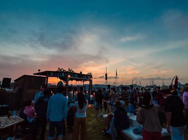 Sunset the Marina