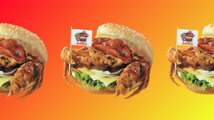 DomDom Whole Crab Burger