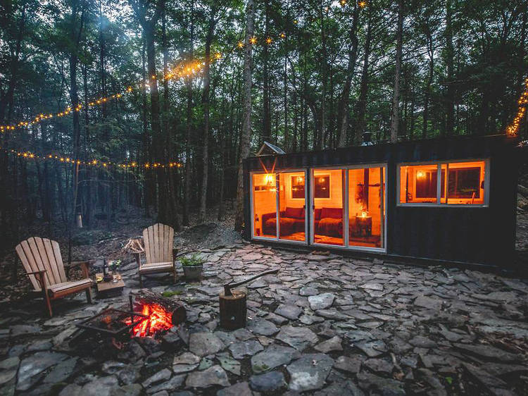 Container Cabin in the Catskills in Saugerties, NY