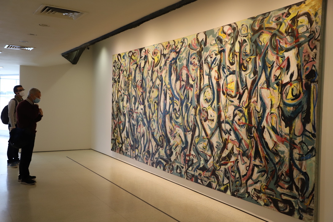 Famous Jackson Pollock 'Mural' Is Now On View At The, 44% OFF