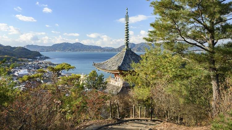 Three-story pagoda at Kojoji Temple