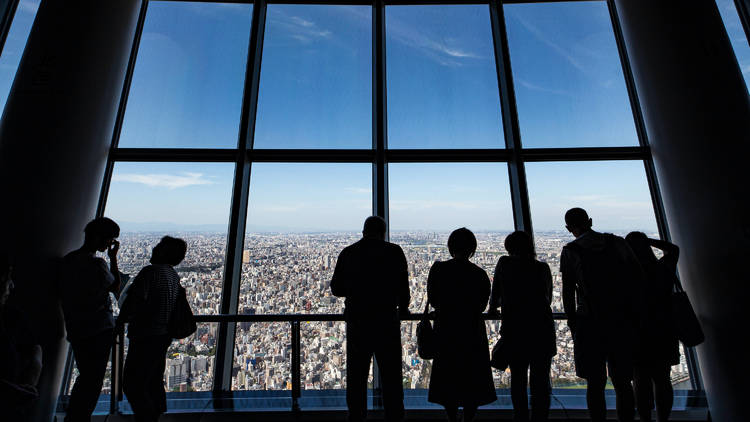 Tokyo Skytree, Tokyo skyline