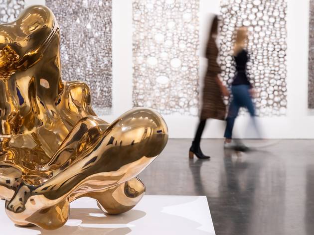 'Unnameable’ Lindy Lee: Moon in a Dew Drop, MCA 2020 Lindy Lee's bronze, liquid-like globule sculpture 'Unnameable’