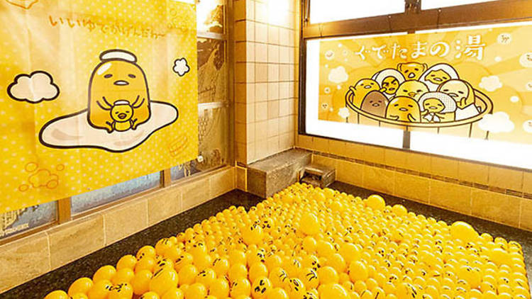 Gudetama Keroppi onsen