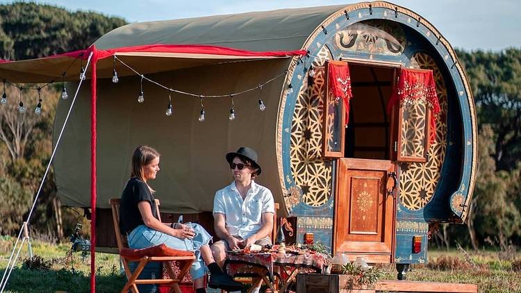 The sea gypsy wagon in Mornington Peninsula