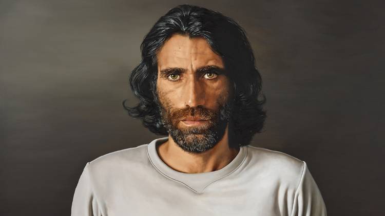 Angus McDonald, 'Behrouz Boochani' Archibald Prize finalist 2020