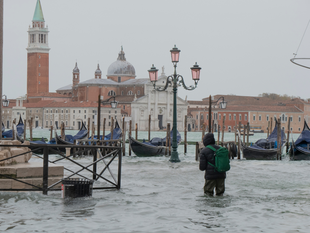 Venice in November 2019, flooding