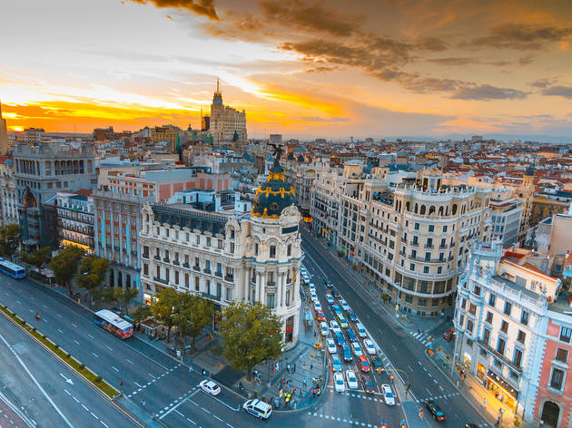Madrid al atardecer Madrid al atardecer