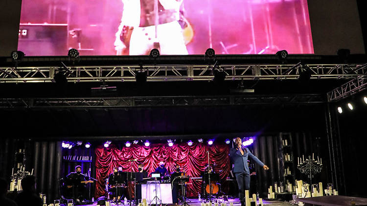 Aaron Marcellus in Purple Rain at Radial Park