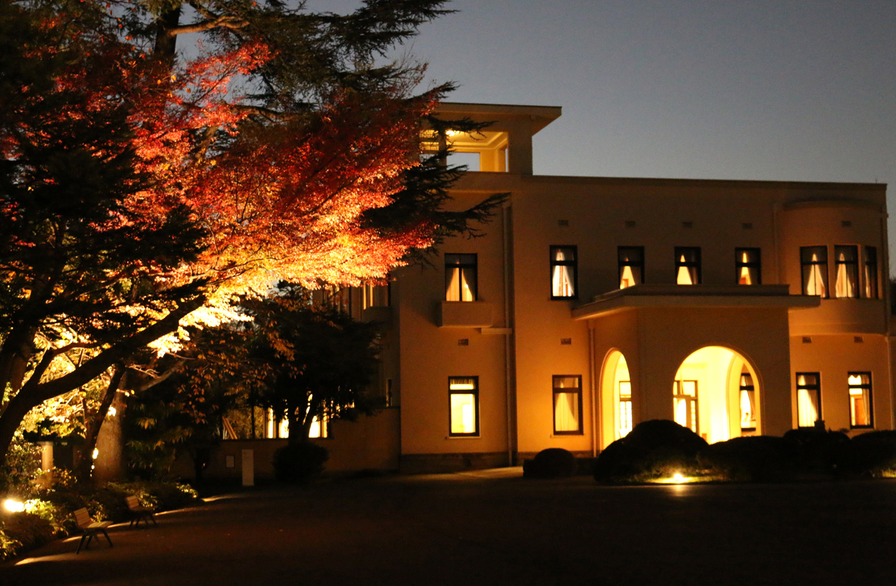 東京都庭園美術館 秋の夜間開館