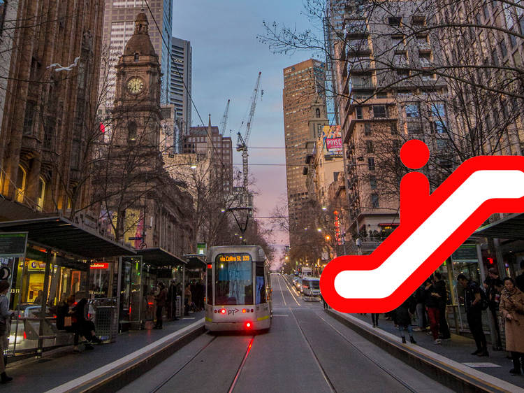 Collins Street escalator