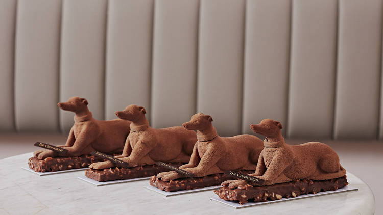 Chocolate dogs from The Connaught Patisserie 