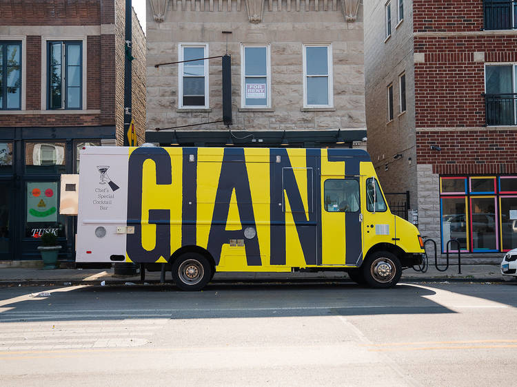 Giant food truck