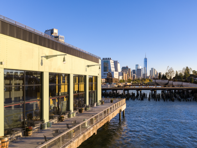 NYC’s largest wine bar opens this week on the Hudson River at Pier 57 NYC’s largest wine bar opens this week on the Hudson River at Pier 57