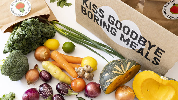 Produce from Make-Out Meals box