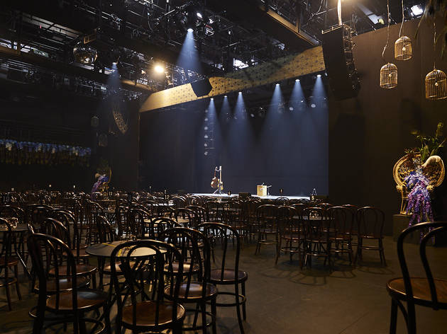 Space Theatre 2019 Adelaide Cabaret Festivalstage set up