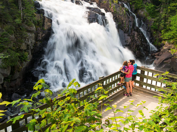 Waterfalls near Montreal for day trips and weekend getaway destinations